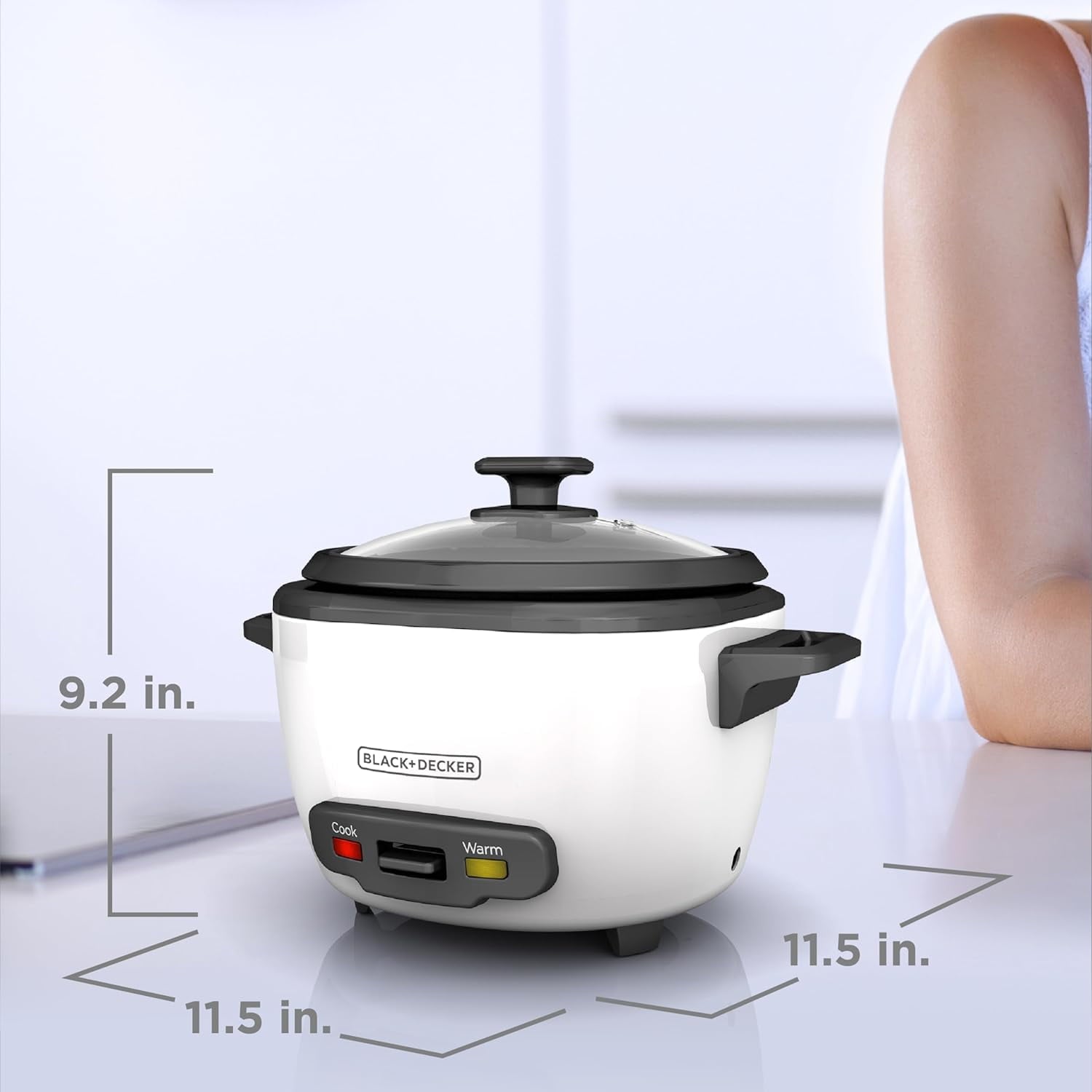 BLACK + DECKER 16-Cup Rice Cooker