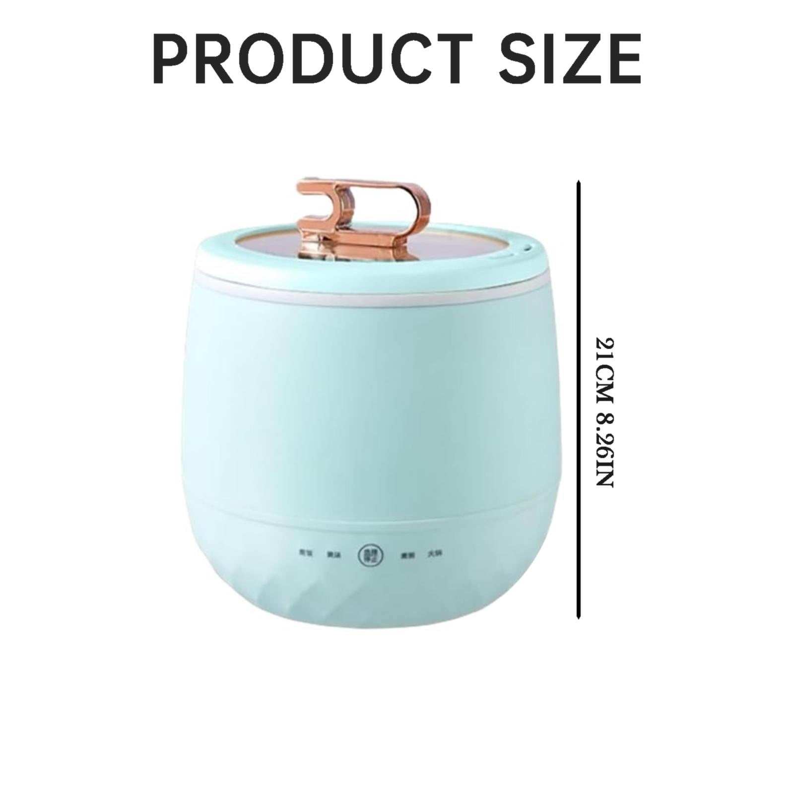 Clearance Smart Mini Rice Cooker Multifunctional Electric Rice Cooker 6 in 1 Non Stick Ceramic Pot with Lid Mini Hot Pot Electric Mini Rice Cooker Portable Mini Rice Cooker