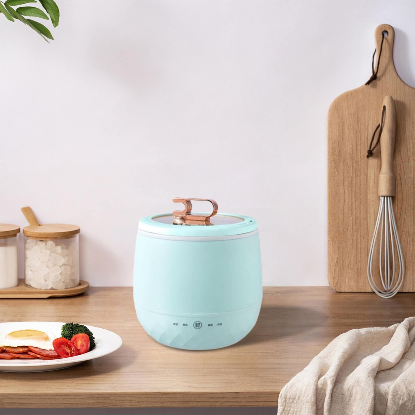 Clearance Smart Mini Rice Cooker Multifunctional Electric Rice Cooker 6 in 1 Non Stick Ceramic Pot with Lid Mini Hot Pot Electric Mini Rice Cooker Portable Mini Rice Cooker