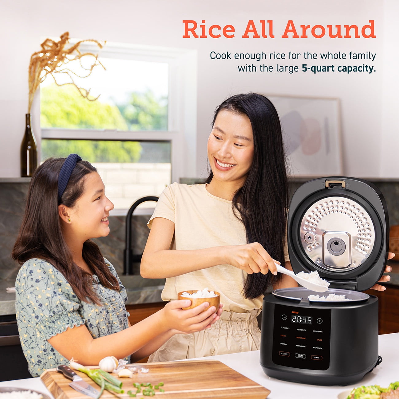 Cosori Rice Cooker with Ceramic Coating 5.0 Quart