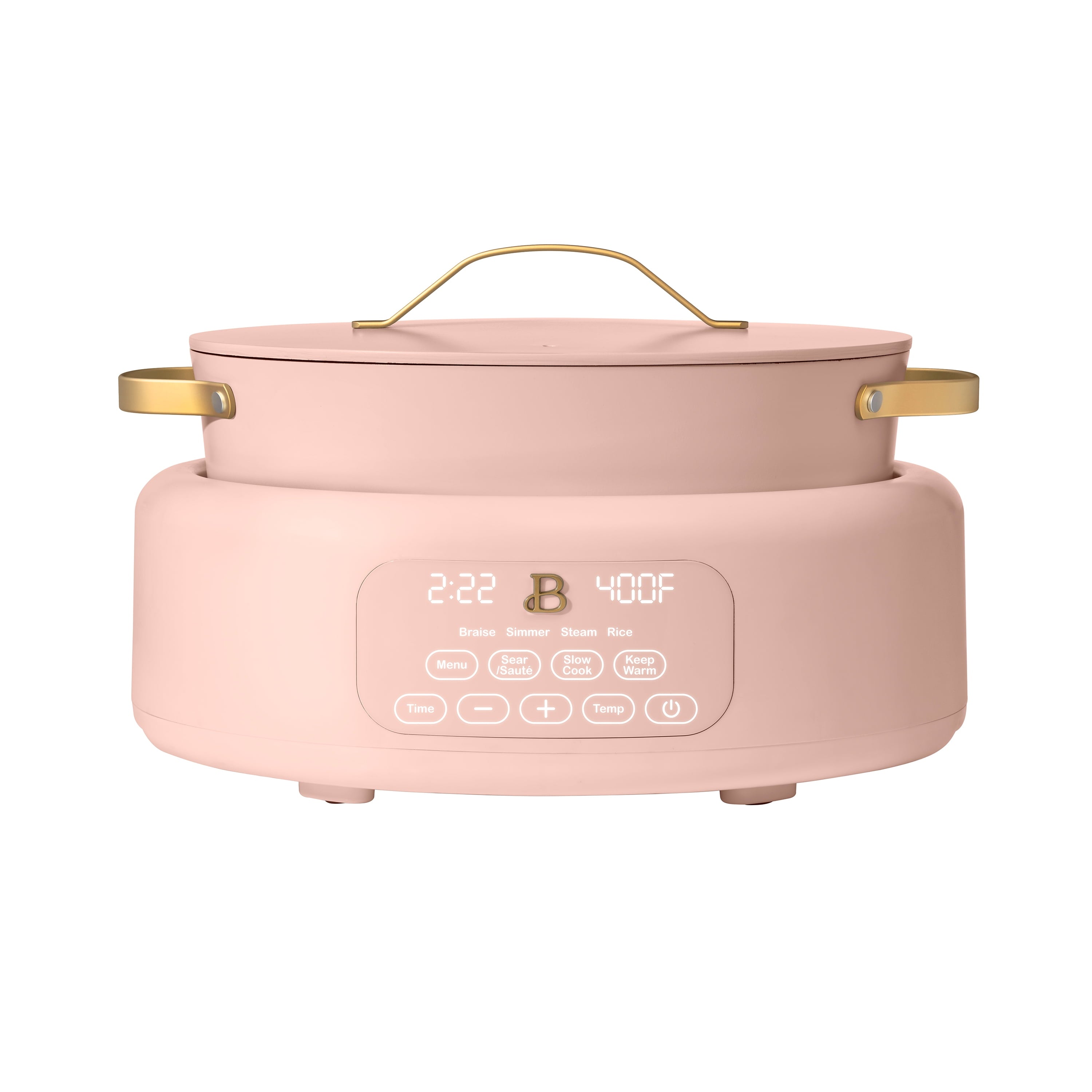 Beautiful 10 in 1, 6 Qt Electric Multi-Cooker, White Icing by Drew Barrymore