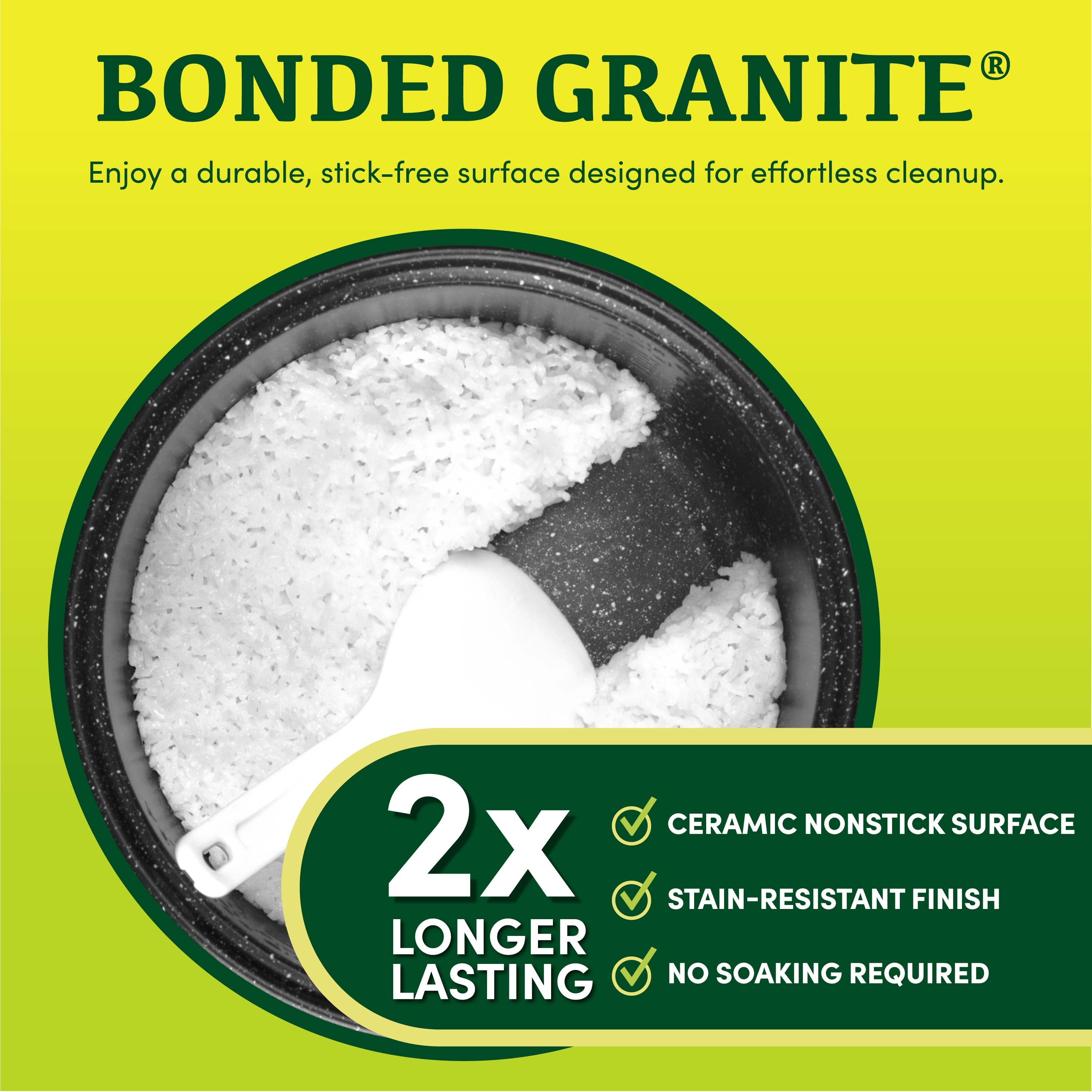 AROMA® 8-Cup Digital Rice Cooker & Food Steamer with Bonded Granite® Nonstick Ceramic